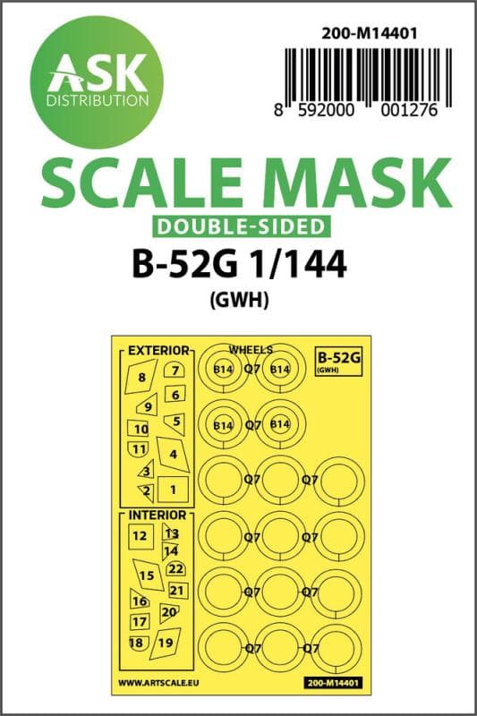 B-52g - Double-Sided Painting Mask [Great Wall Hobby]