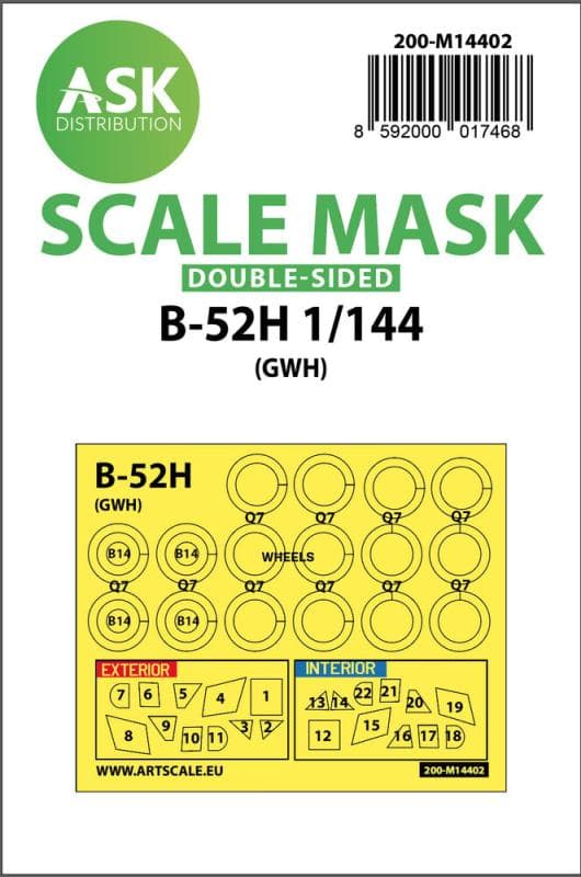 B-52h - Double-Sided Painting Mask [Great Wall Hobby]
