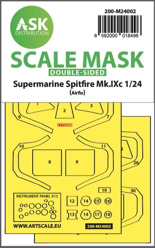 Spitfire Mk.Ix - Double-Sided Masks [Airfix]