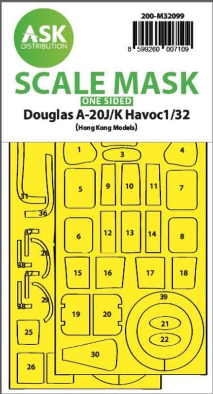 A-20j/K Havoc - One-Sided Express Mask [Hk Models]