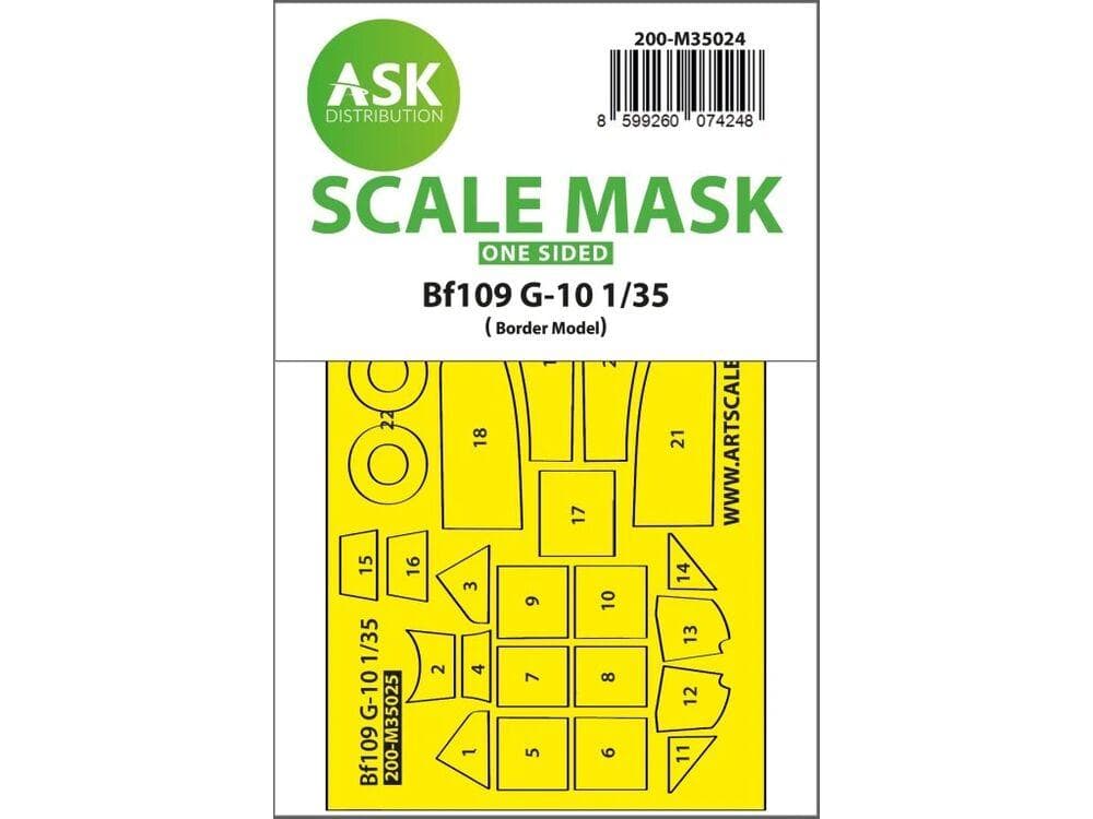 Messerschmitt Bf 109g-10 - One-Sided Painting Mask [Border Model]