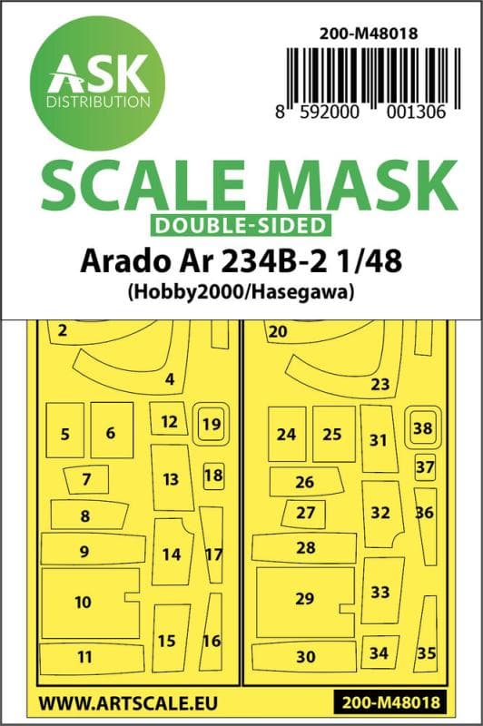 Arado Ar 234b-2 - Double-Sided Painting Mask [Hasegawa]