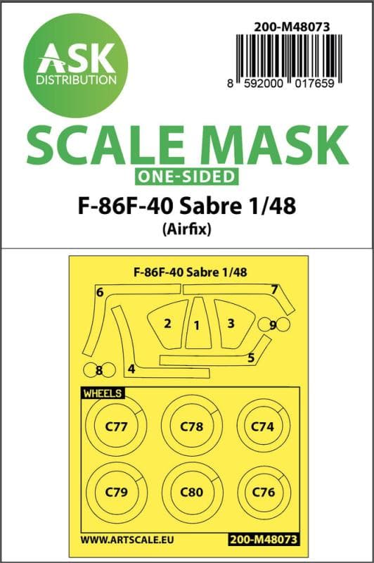 F-86f-40 Sabre - One-Sided Mask [Airfix]