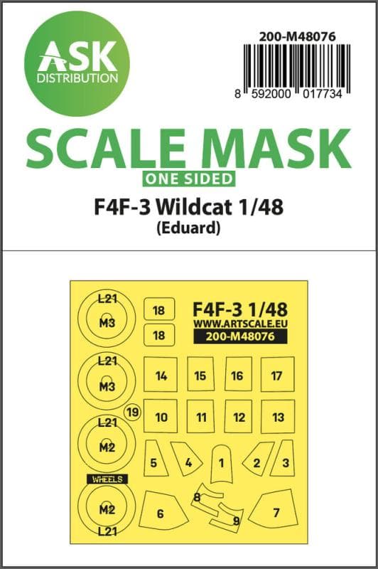 F4f-3 Wildcat  - One-Sided Express Mask [Eduard]