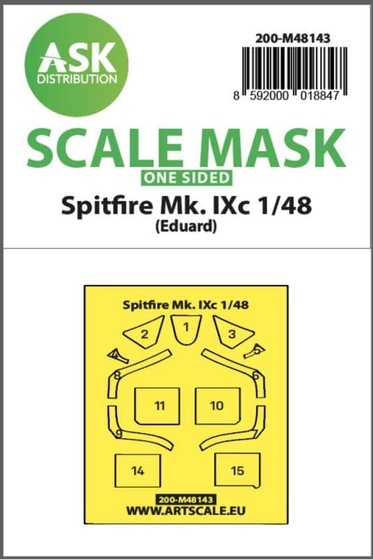 Spitfire Mk.Ixc - One-Sided Express Fit Mask [Eduard]