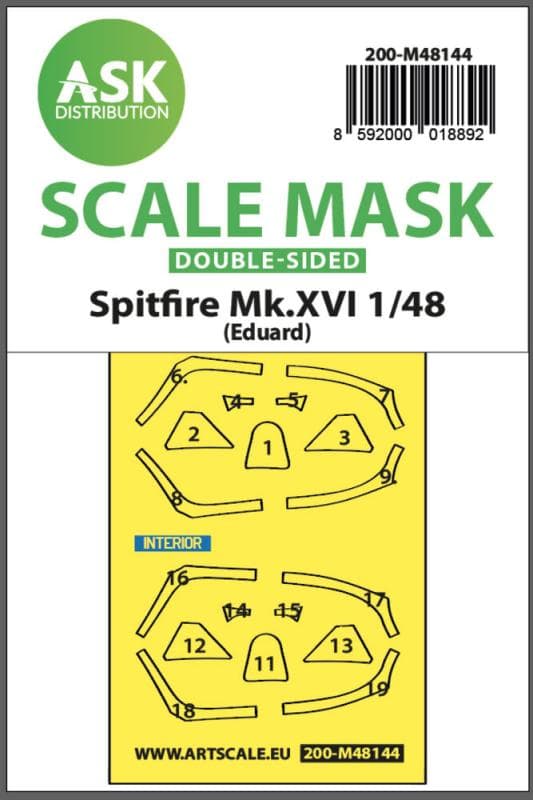 Spitfire Mk.Xvi - Double-Sided Express Fit Mask [Eduard]
