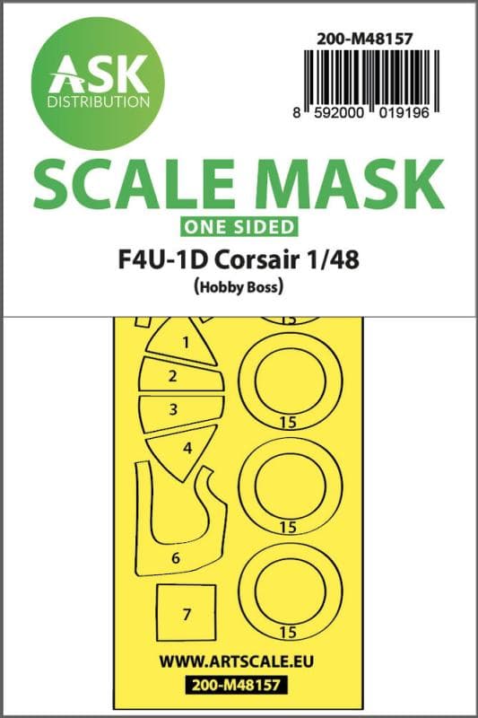 F4u-1d Corsair - One-Sided Express Mask [Hobbyboss]