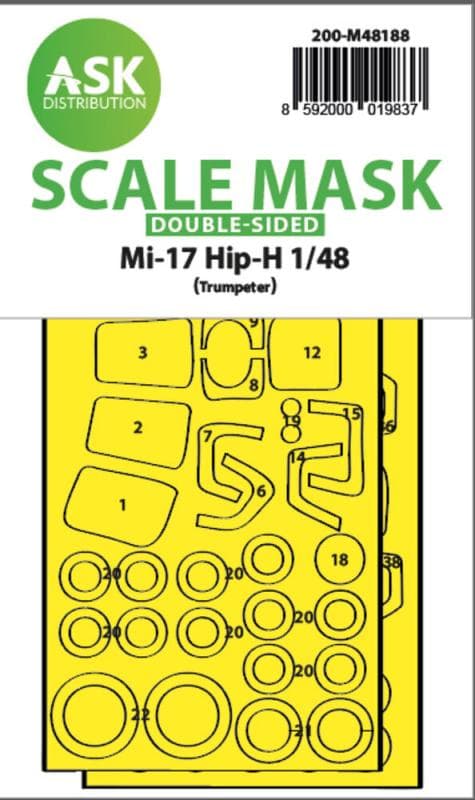 Mil Mi-17 Hip-H - Double-Sided Express Fit Mask [Trumpeter]