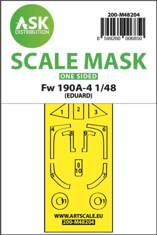 Fw 190a-4 - One-Sided Express Fit Mask [Eduard]