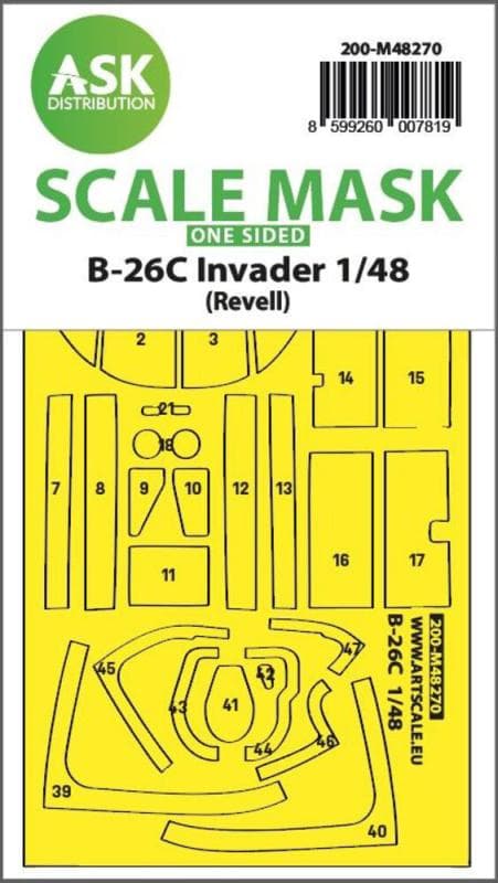 B-26c Invader - One-Sided Express Fit Mask [Revell]