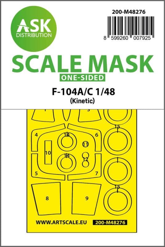 F-104a/C - One-Sided Express Fit Mask [Kinetic]