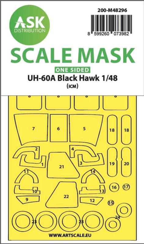 Uh-60a Black Hawk - One-Sided Express Fit Mask [Icm]