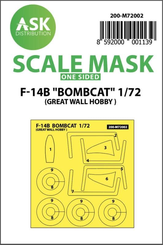 F-14b Bombcat Outside  Painting Mask [Great Wall Hobby]