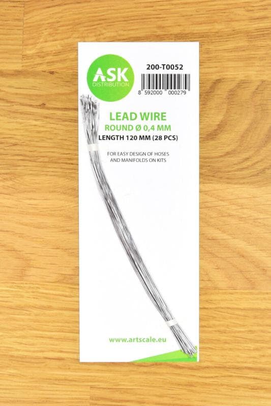 Lead Wire - Round Ã 0,4 Mm X 120 Mm (Cca. 28 Pcs)