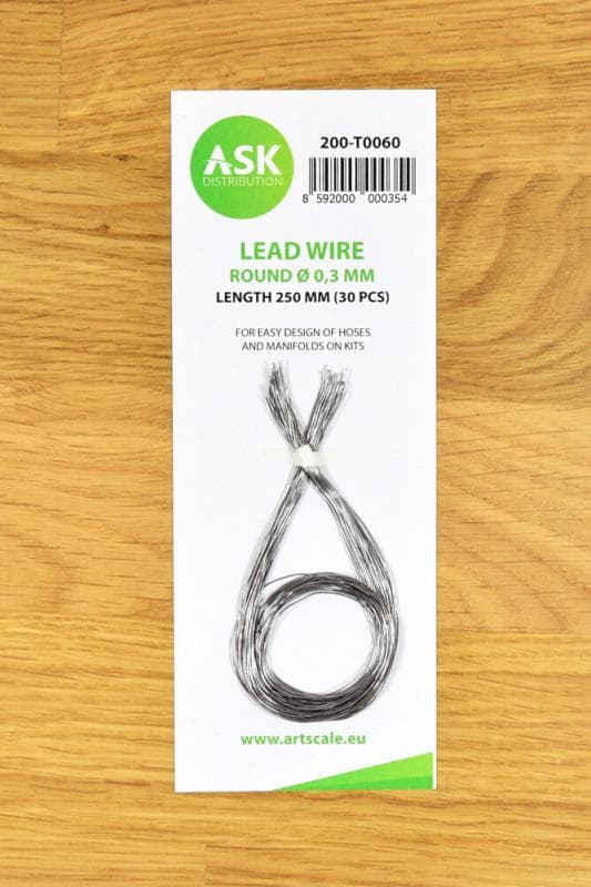 Lead Wire - Round Ã 0,3 Mm X 250 Mm (Cca. 30 Pcs)