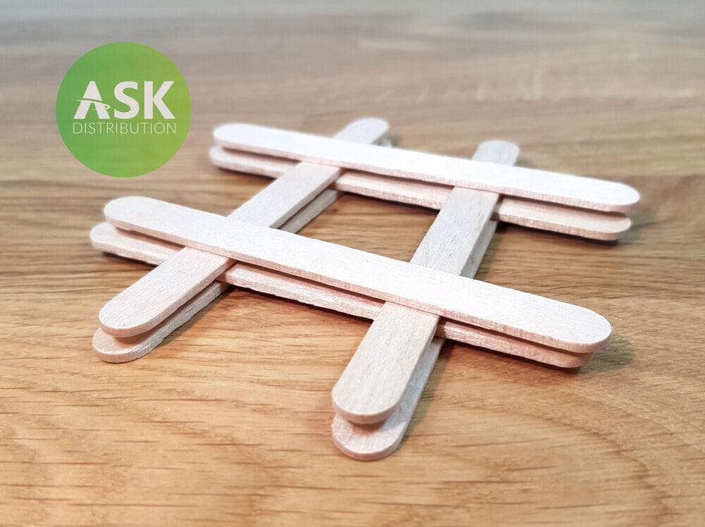 Wooden Stick 92 X 9 Mm (8 Pcs)