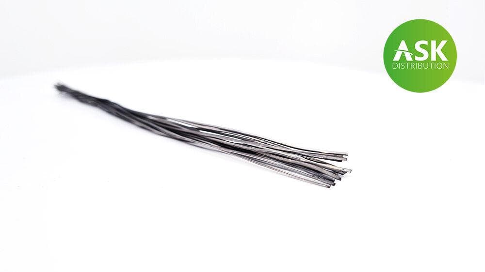 Lead Wire - Halfround  0,8 X 0,55 X 140 Mm (Cca. 16 Pcs)