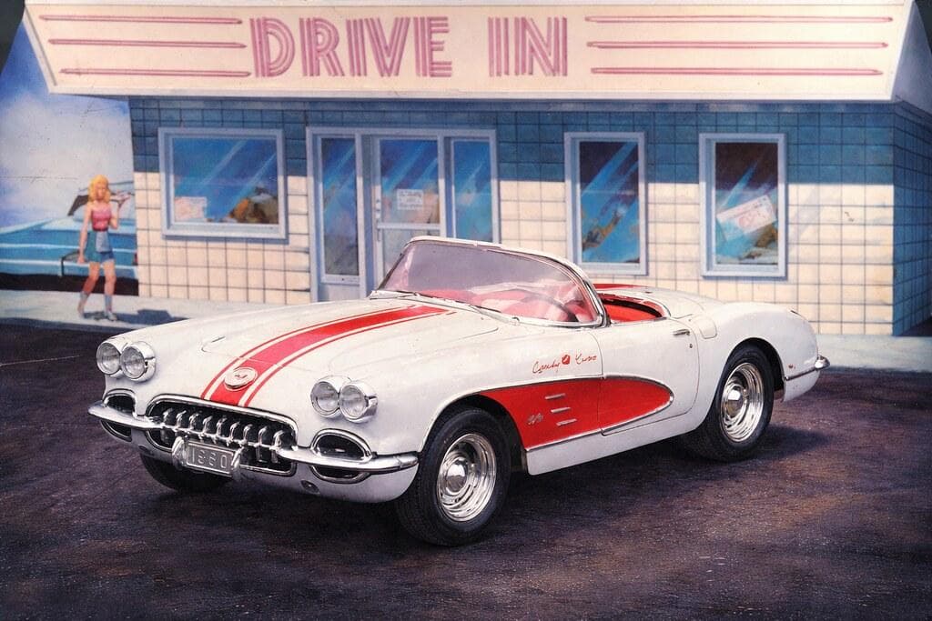 U.S. Route 66 1960 Chevrolet Corvette