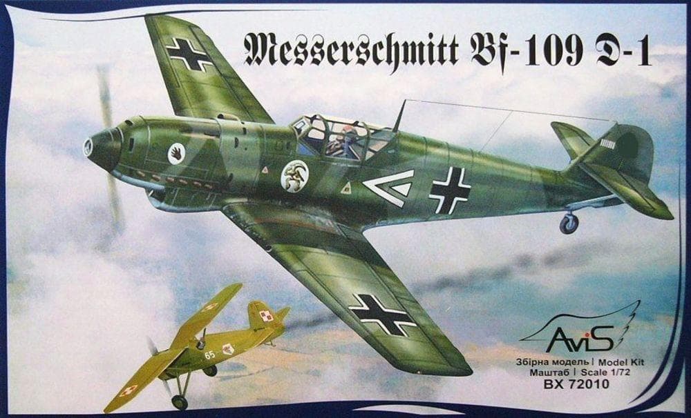 Messerschmitt Bf 109 D-1 Wwii German Fighter