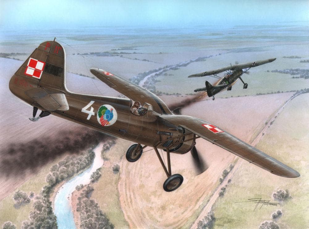 Pzl P.11c First Shots