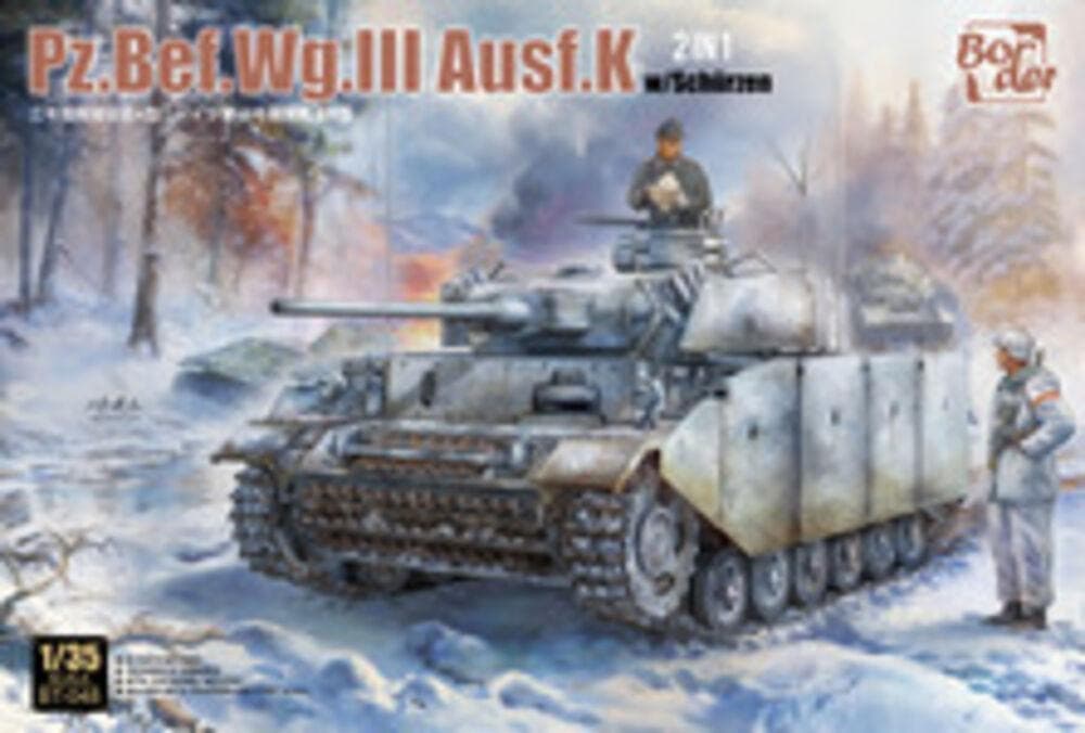 Pz.Bef.Wg.Iii Ausf.K W/ Shurzen 2 In 1