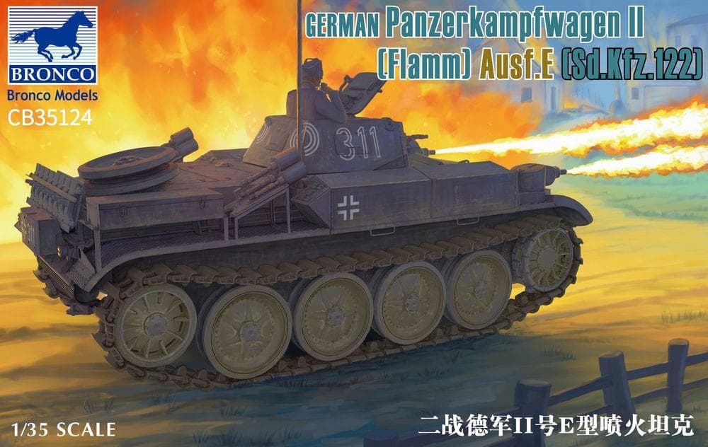 German Panzerkampfwagen Ii Flamm Ausf. E (Sd.Kfz. 122)