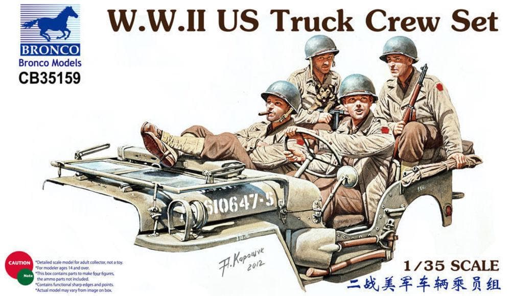 Wwii Us Truck Crew Set