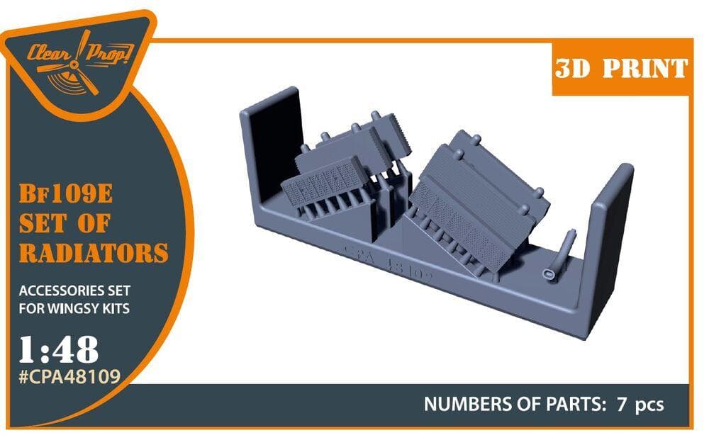 Bf-109e - Set Of Radiators [Wingsy Kits]