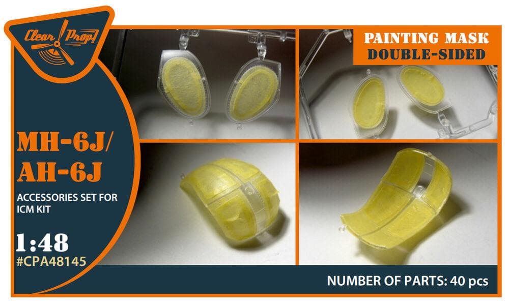 Mh-6/Ah-6j - Double-Sided Painting Mask [Icm]