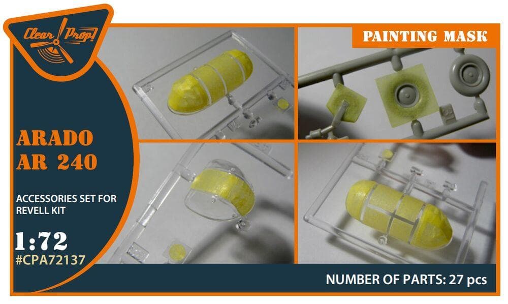Arado Ar-240 - Painting Mask [Revell]