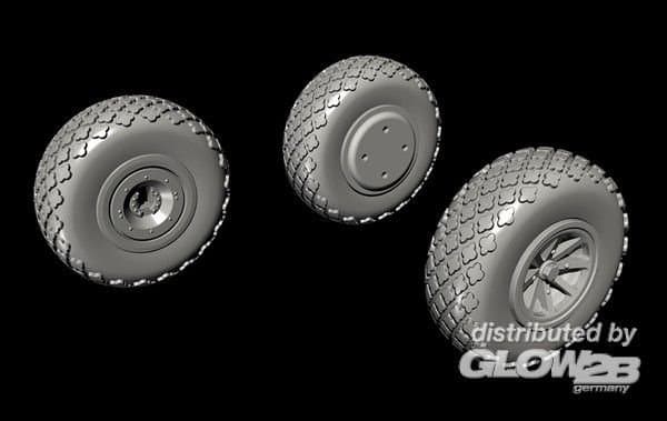 P-40 - Wheels - Cross Tread [Special Hobby]