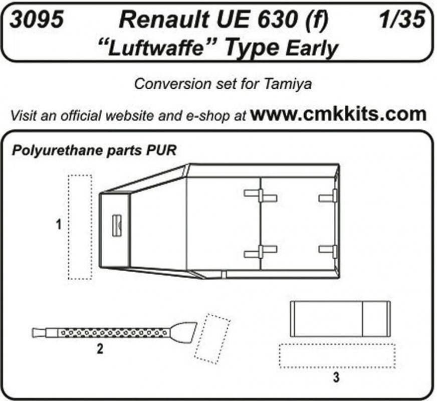 Renault Ue 630 (F) Luftwaffe Type Early [Tamiya]