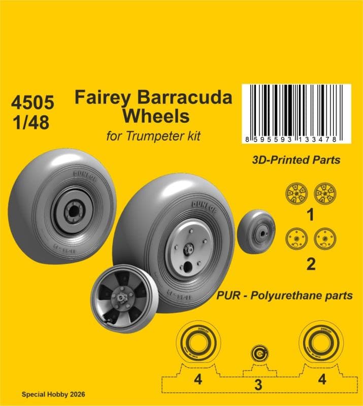 Fairey Barracuda - Wheels [Trumpeter]