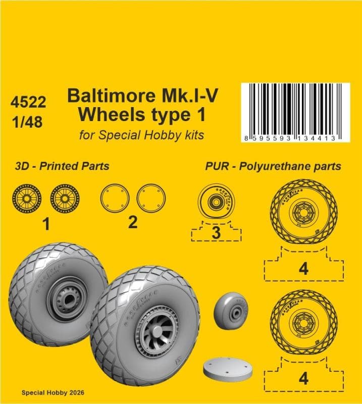 Baltimore Mk.I-V - Wheels [Special Hobby]