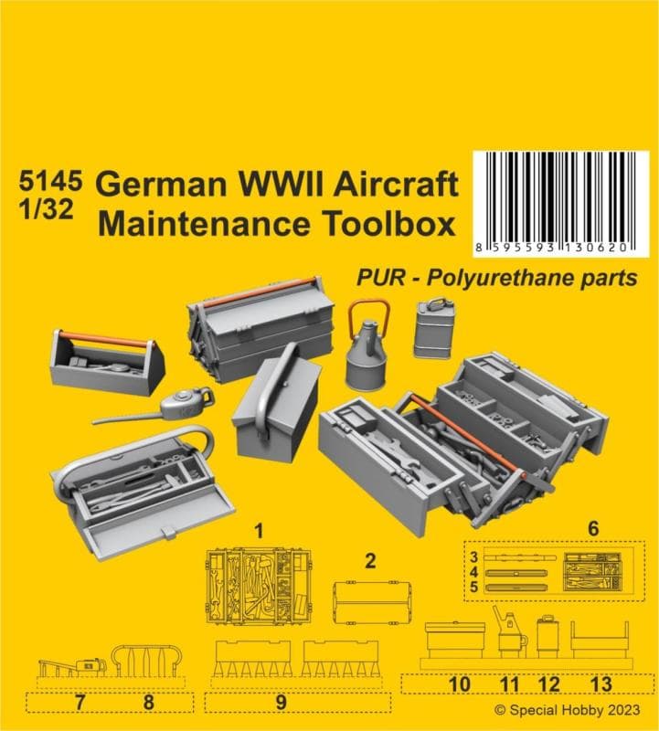German Wwii Aircraft Maintenance Toolbox