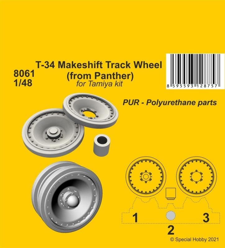 T-34 Makeshift Track Wheel (From Panther)