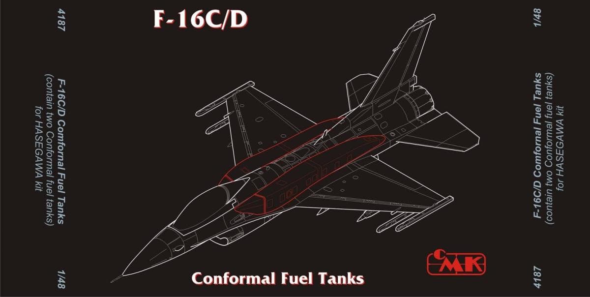 F-16c/D - Conformal Fuel Tanks [Hasegawa]