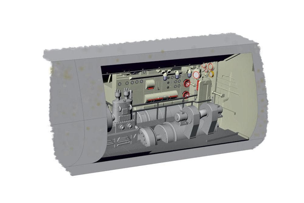 U-Boot Ix - Electric Motor Section [Revell]