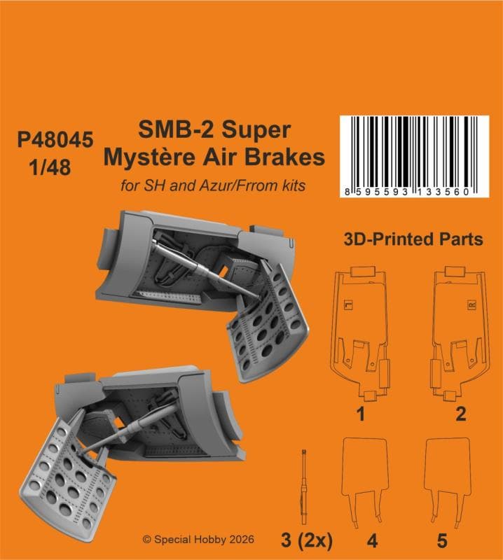 Smb-2 Super Mystere - Air Brakes [Special Hobby]