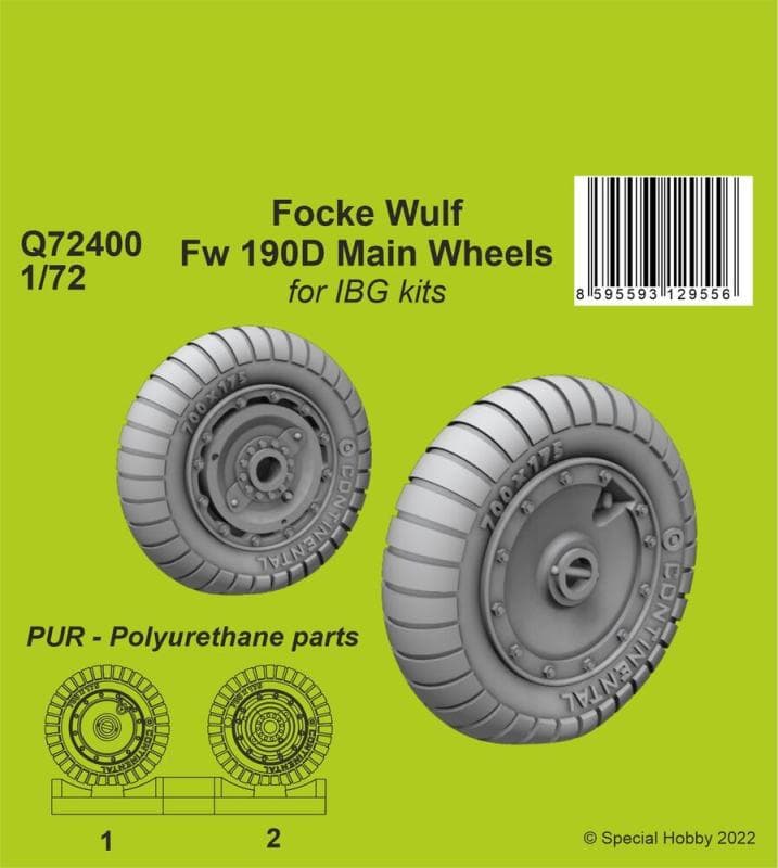 Focke Wulf Fw 190d-9 - Main Wheels [Ibg]