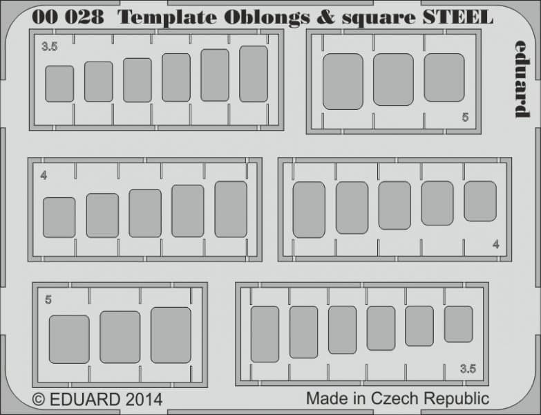 Template Oblongs & Square Steel