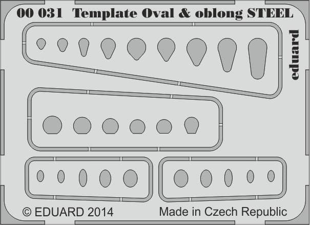 Template Ovals & Oblong Steel