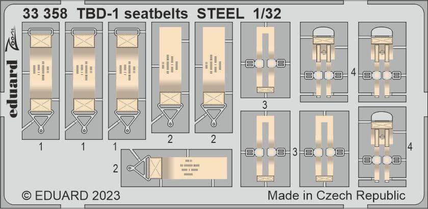 Tbd-1 - Seatbelts Steel [Trumpeter]