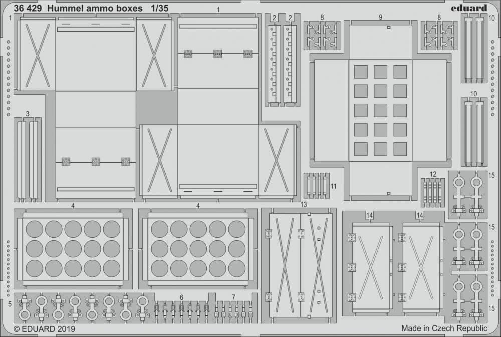 Hummel - Ammo Boxes [Tamiya]