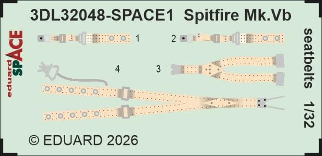 Spitfire Mk.Vb - Seatbelts - Space [Kotare]