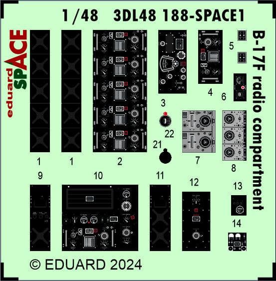 B-17f - Radio Compartment - Space [Eduard]
