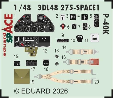 P-40k - Space [Eduard]
