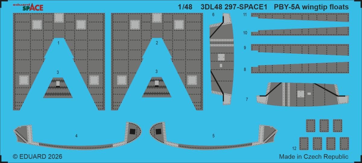 Pby-5a - Wingtip Floats - Space [Eduard]