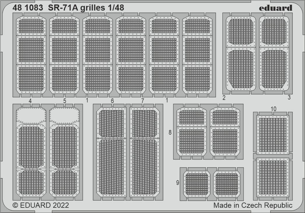 Sr-71a Blackbird - Grilles [Revell]