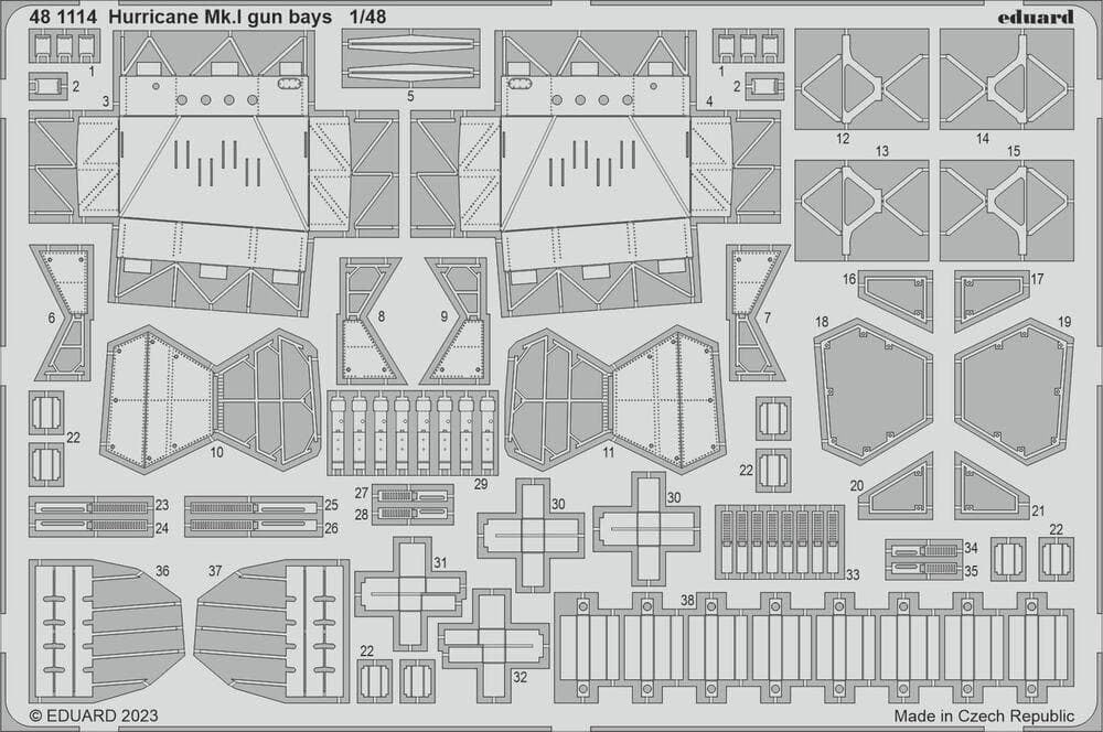 Hurricane Mk.I - Gun Bays [Hobbyboss]